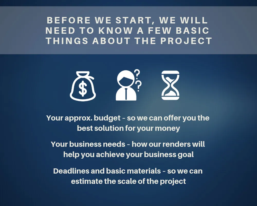 3D workflow infographics