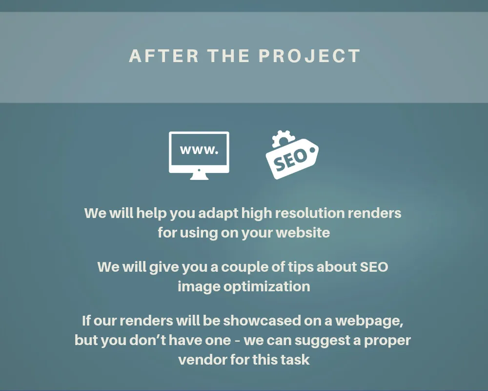 3D workflow infographics